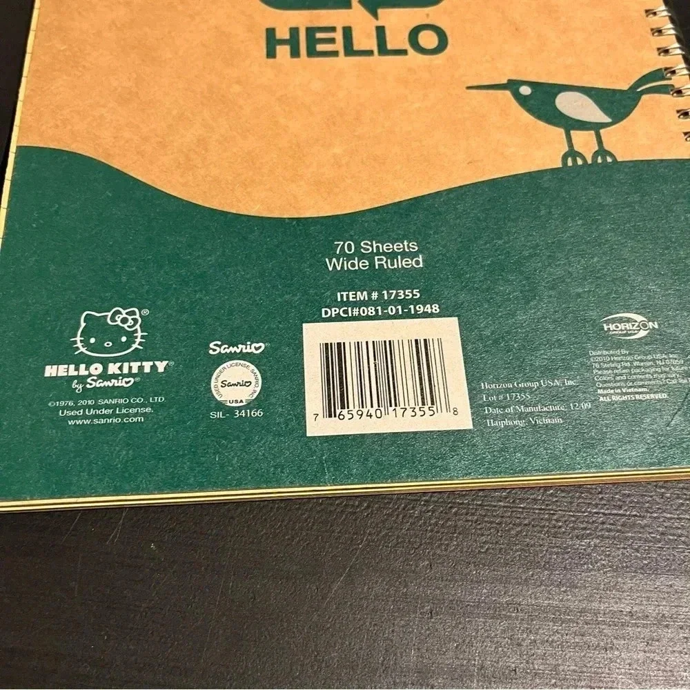 Hello Kitty Eco Friendly NoteBooks NEW Lot Of 2